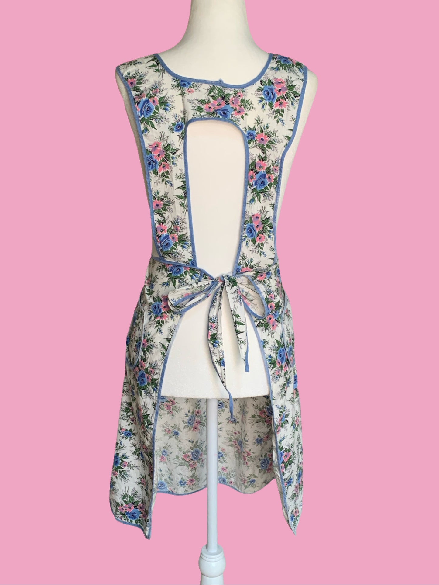 Mid Century Floral Apron