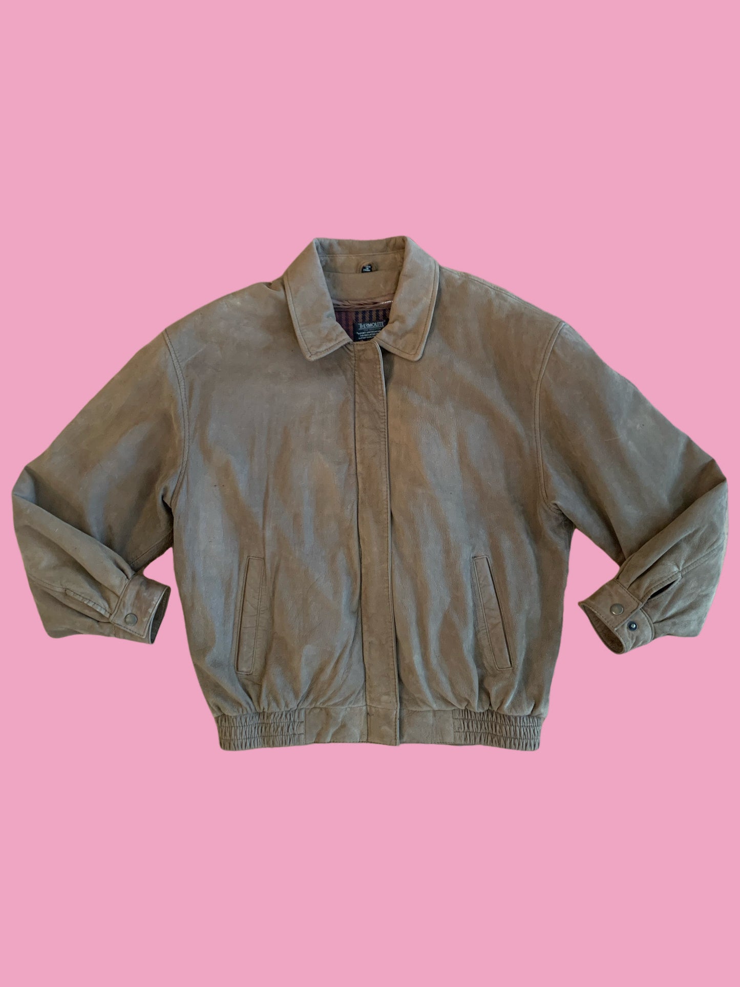 Sea Dream Leather Bomber Jacket