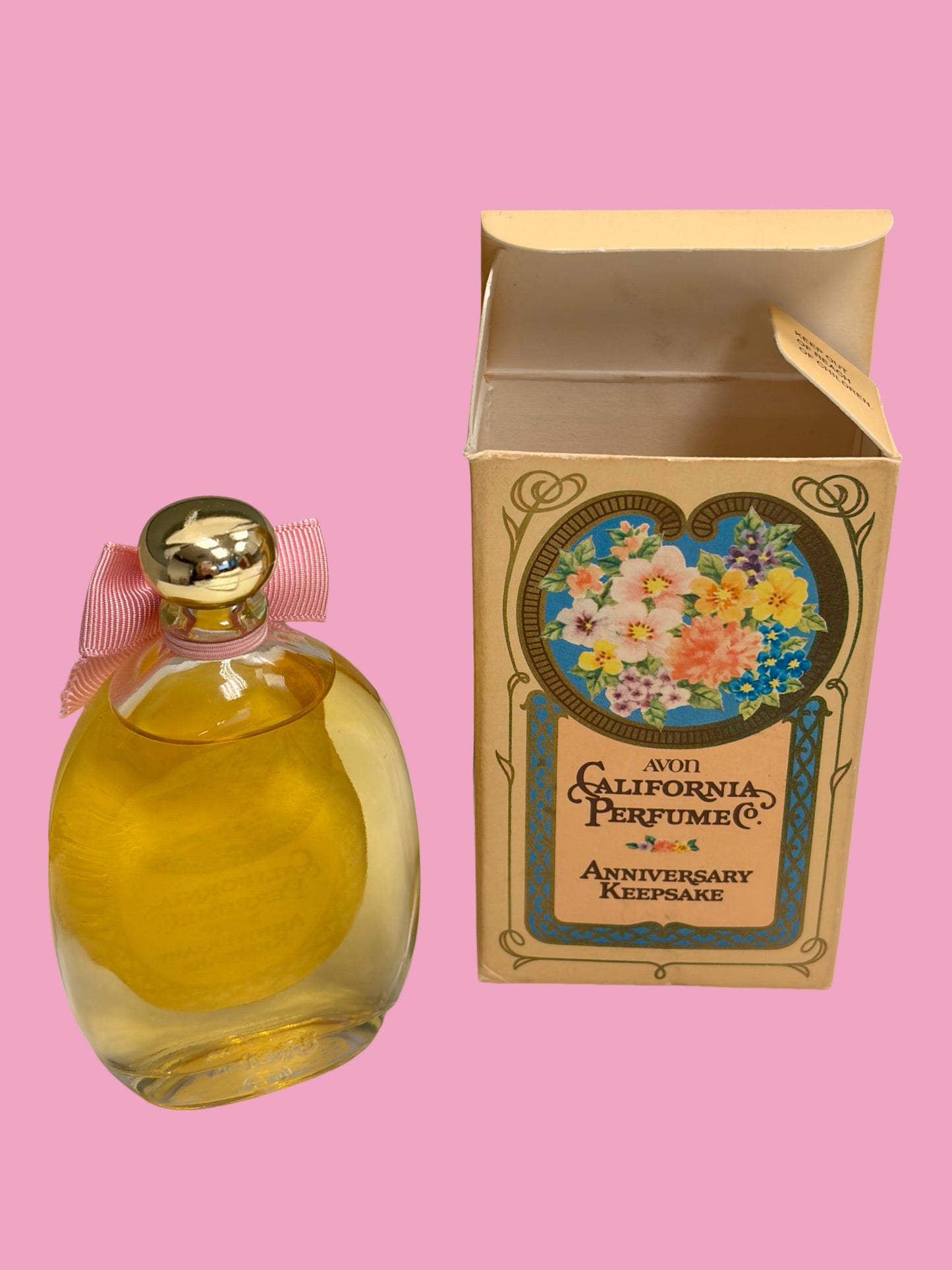 1975 Vintage NOS Avon California Perfume Co. Anniversary Keepsake Cologne Sweet Honesty