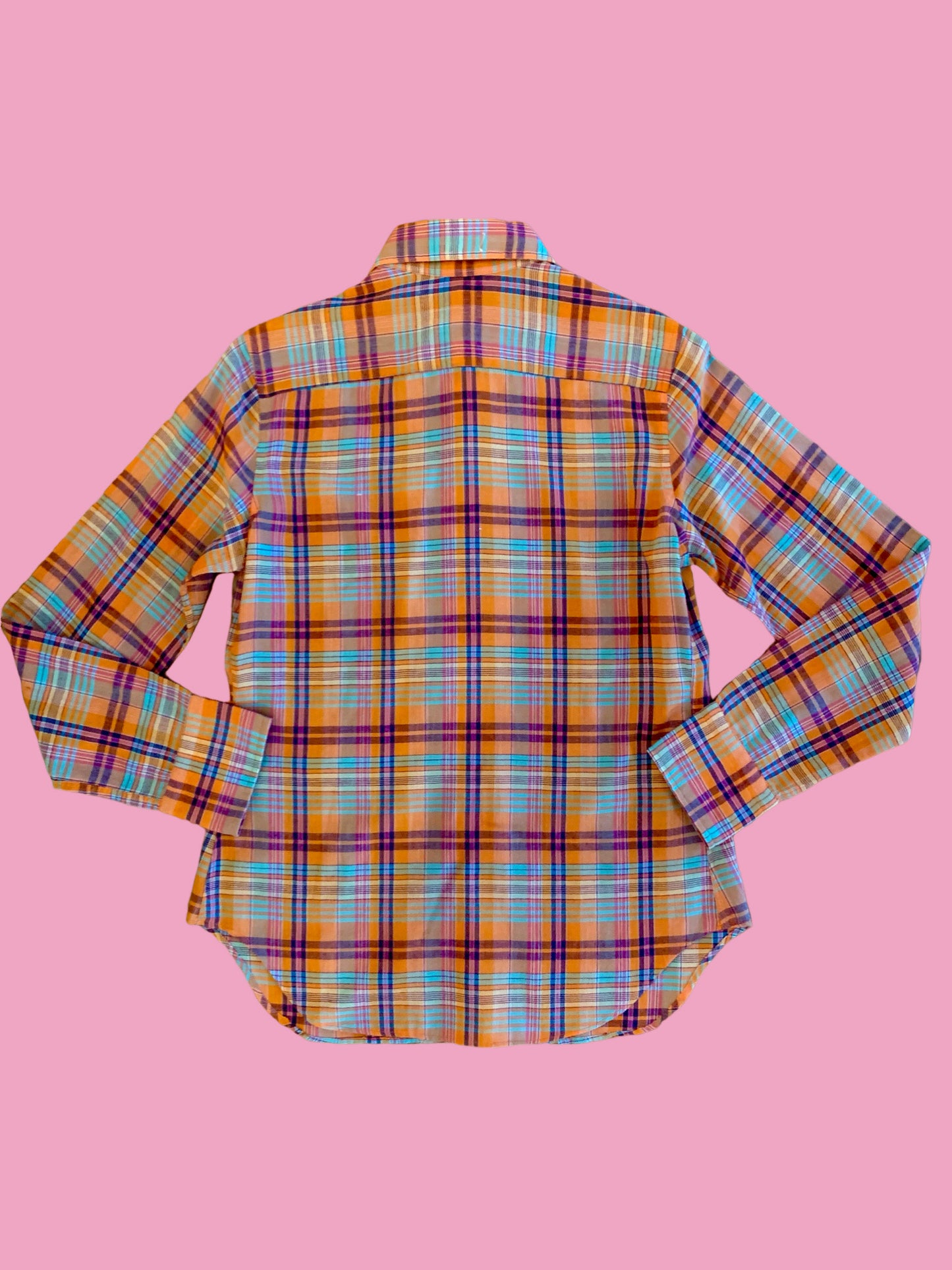 J.G. Hook Plaid Blouse