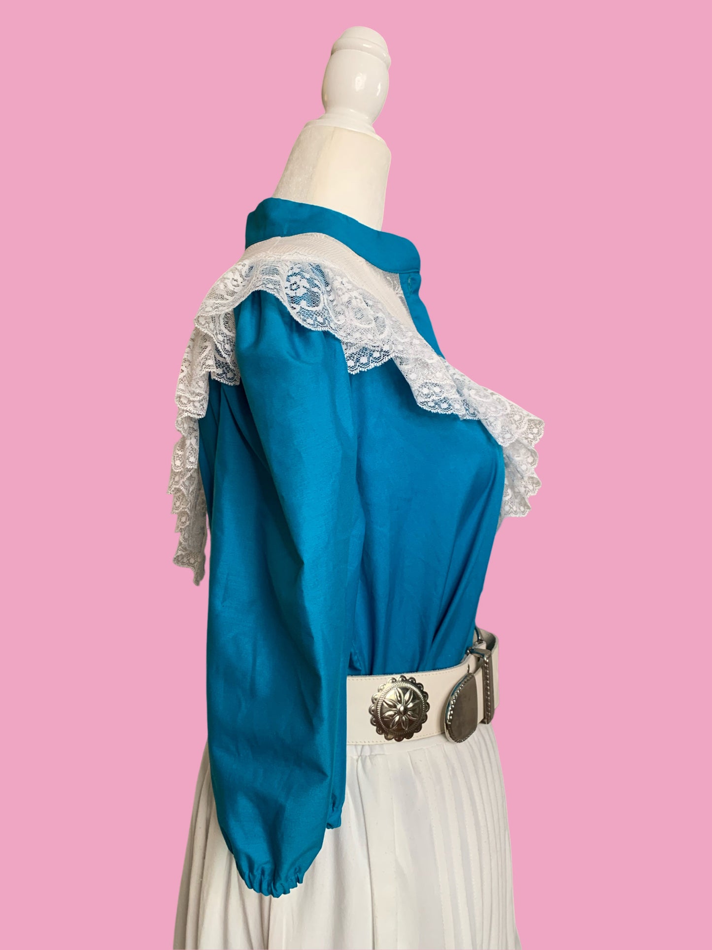 1970s Malco Modes Western Blouse