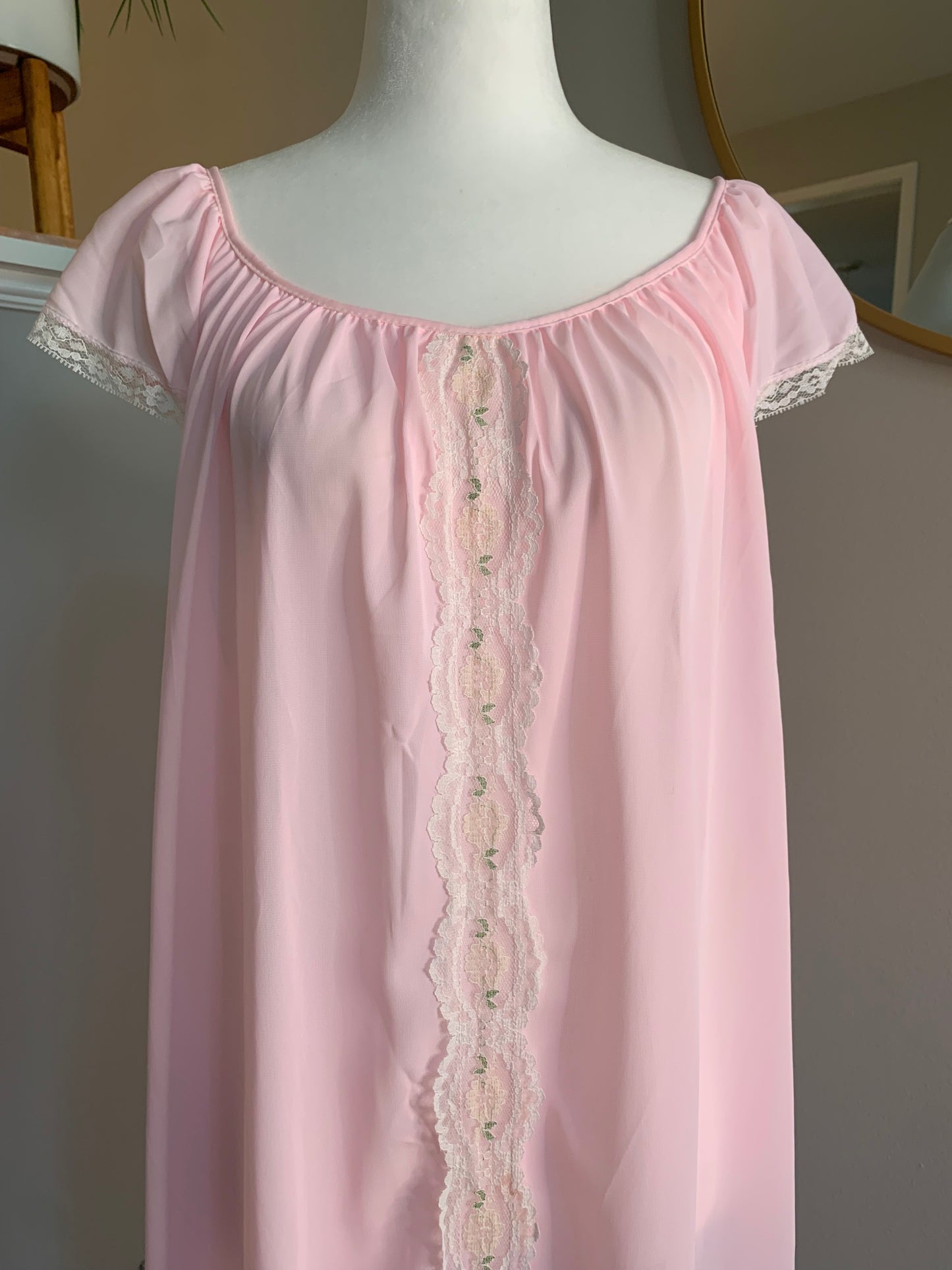 Baby Pink Shift Nightgown