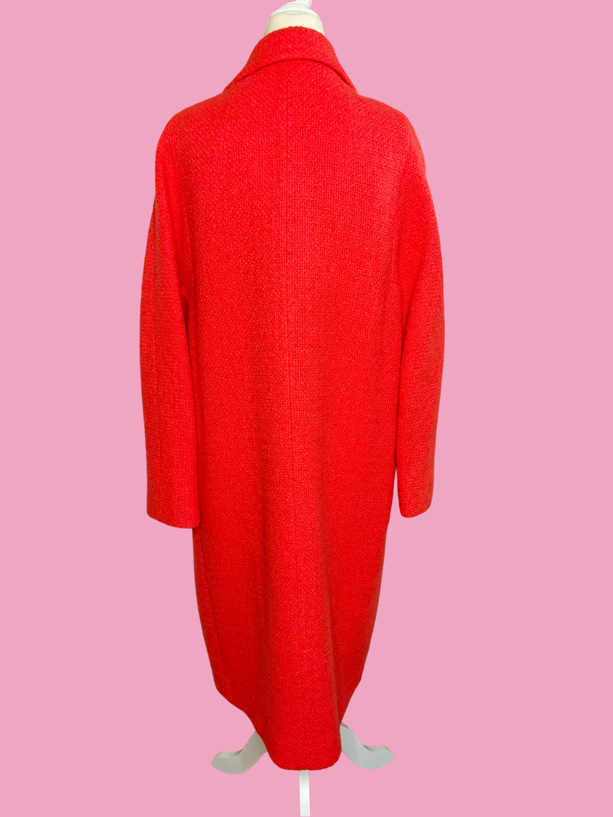 1960s Salmon Pink Mod Wool Coat