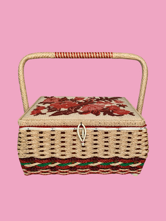 Floral Sewing Box