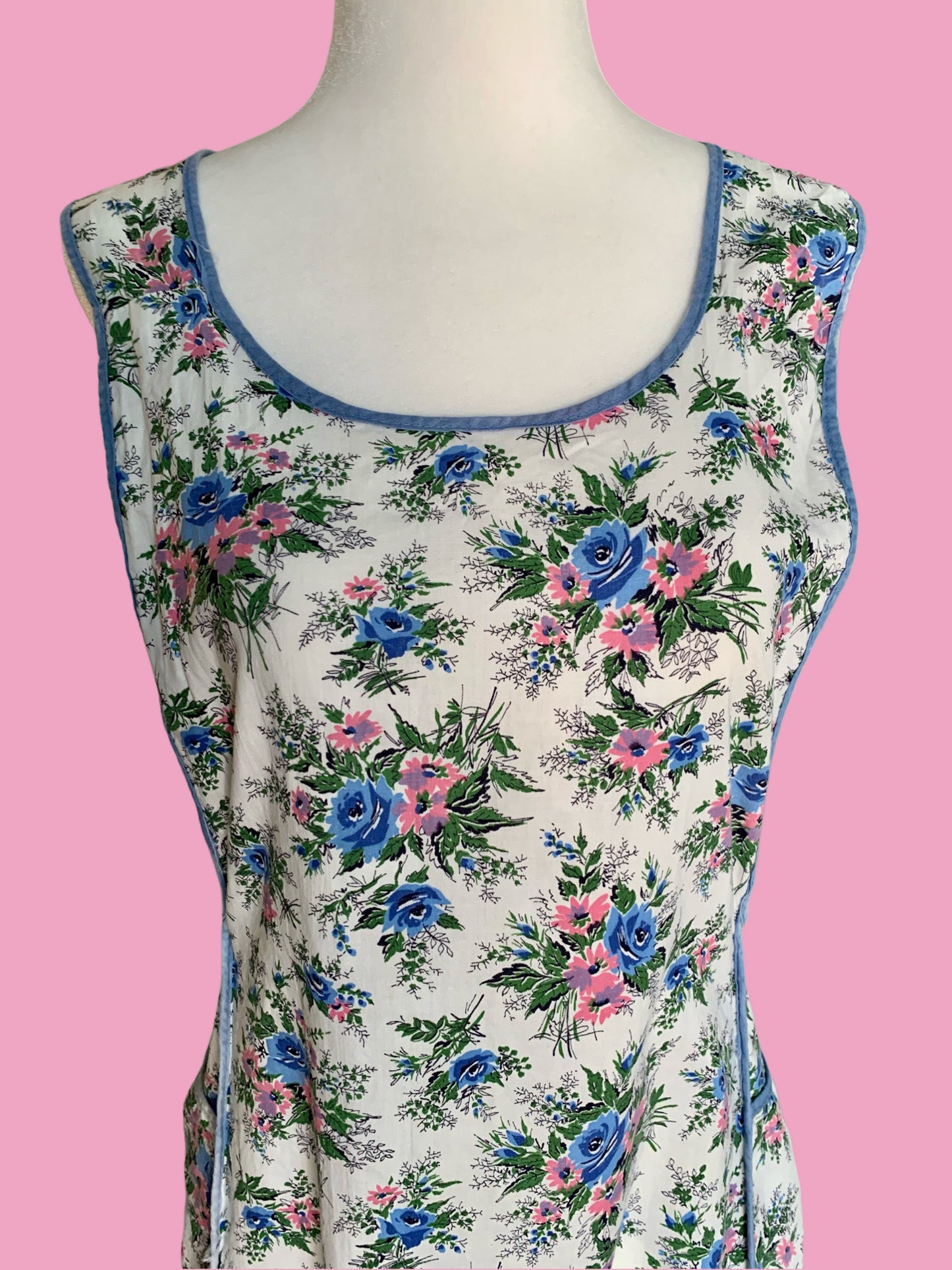 Mid Century Floral Apron