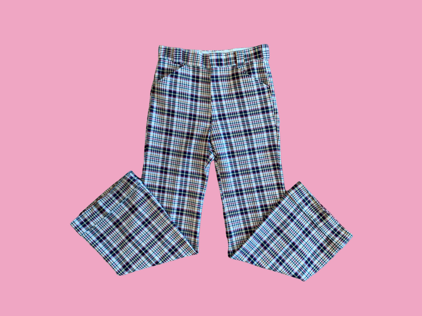 70s Plaid Trousers