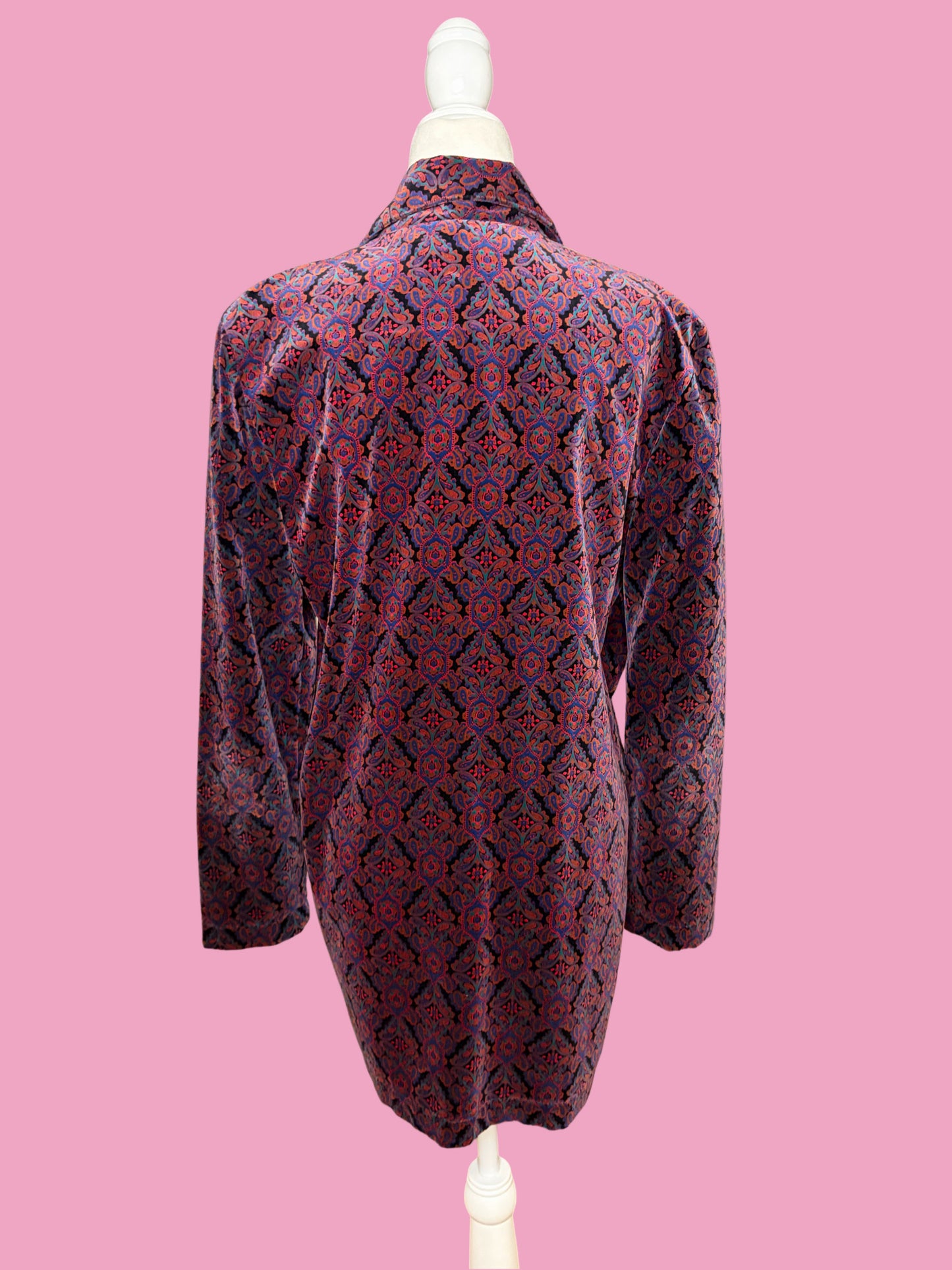 1990s Jewel Toned Tapered Blazer by Britches