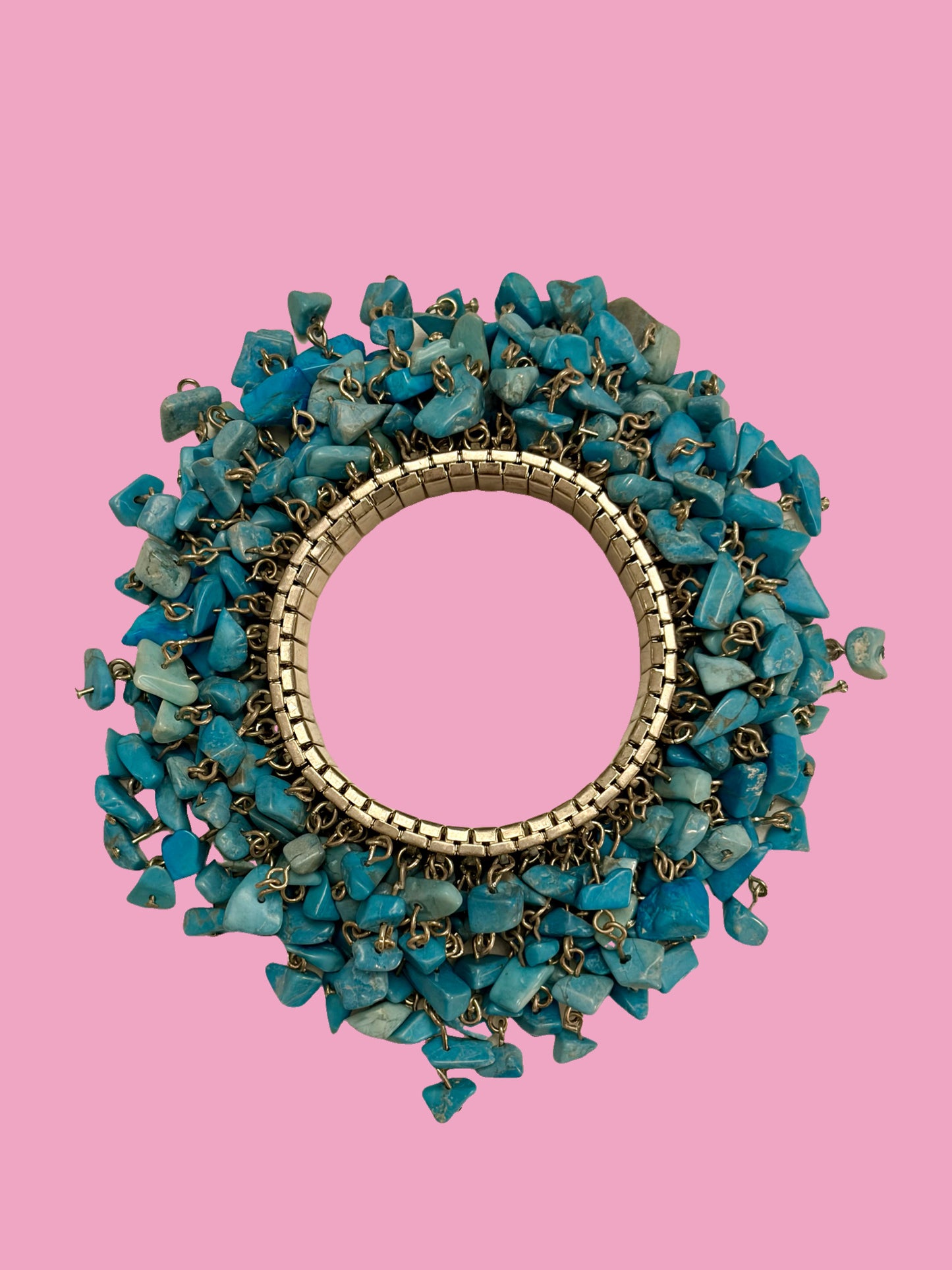 1950s Turquoise Chip Piece Bracelet