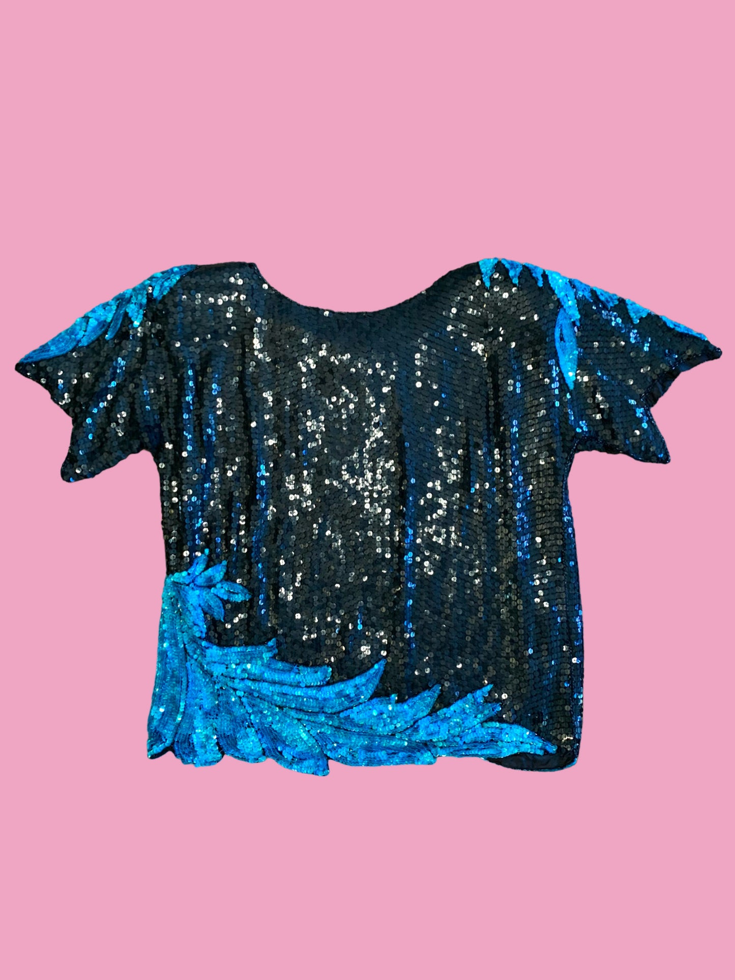 80s Sequined Blouse