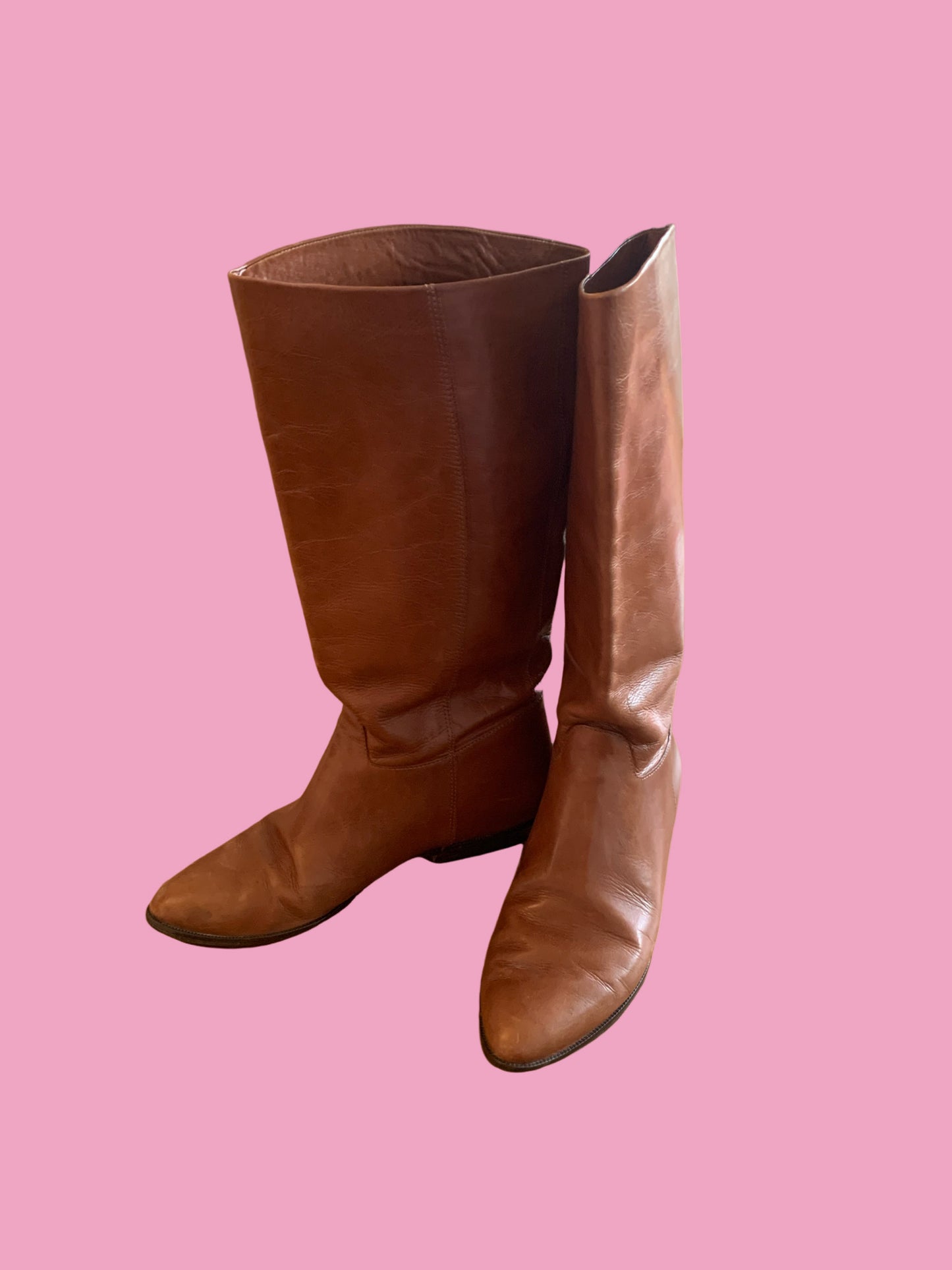 80s Leather Boots