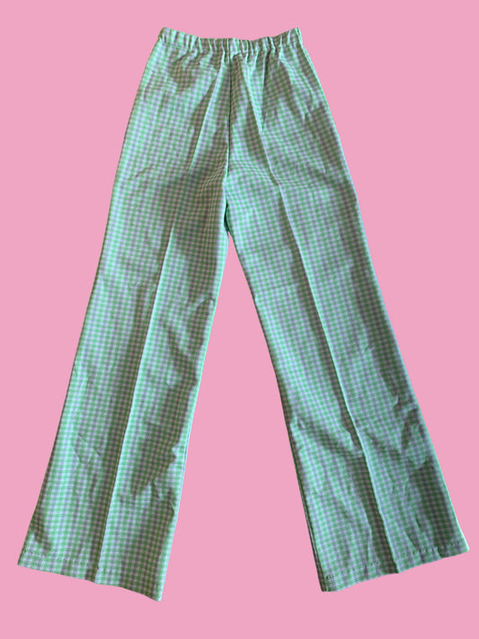 70s Checkered Trousers