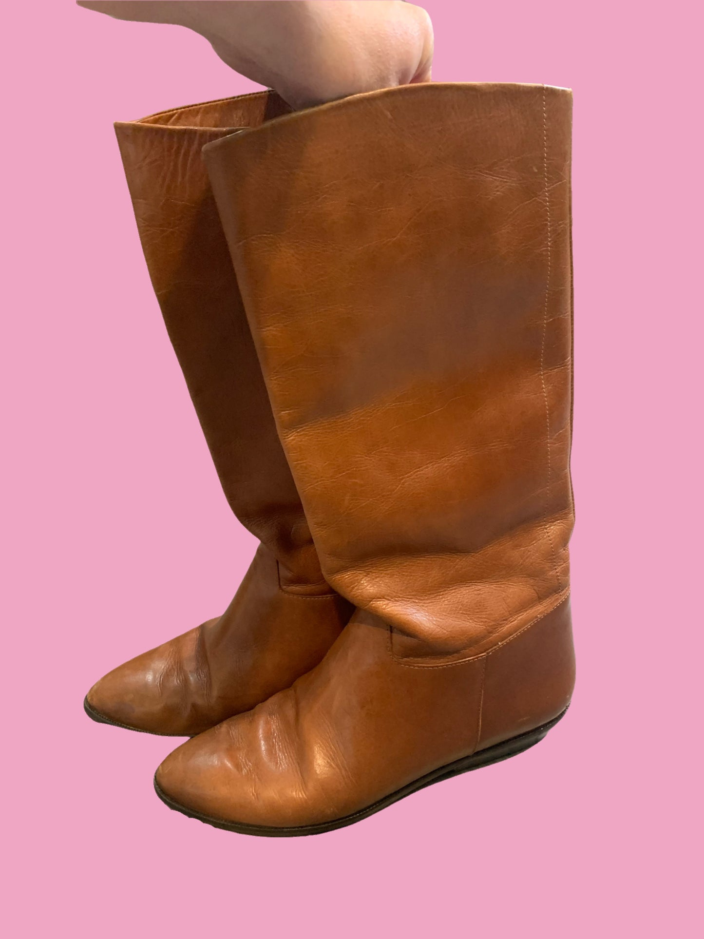 80s Leather Boots