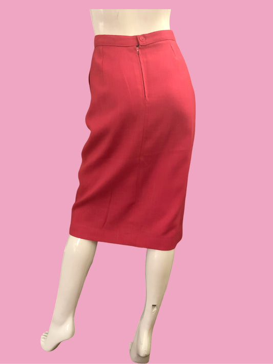 1960s Pink Pencil Skirt