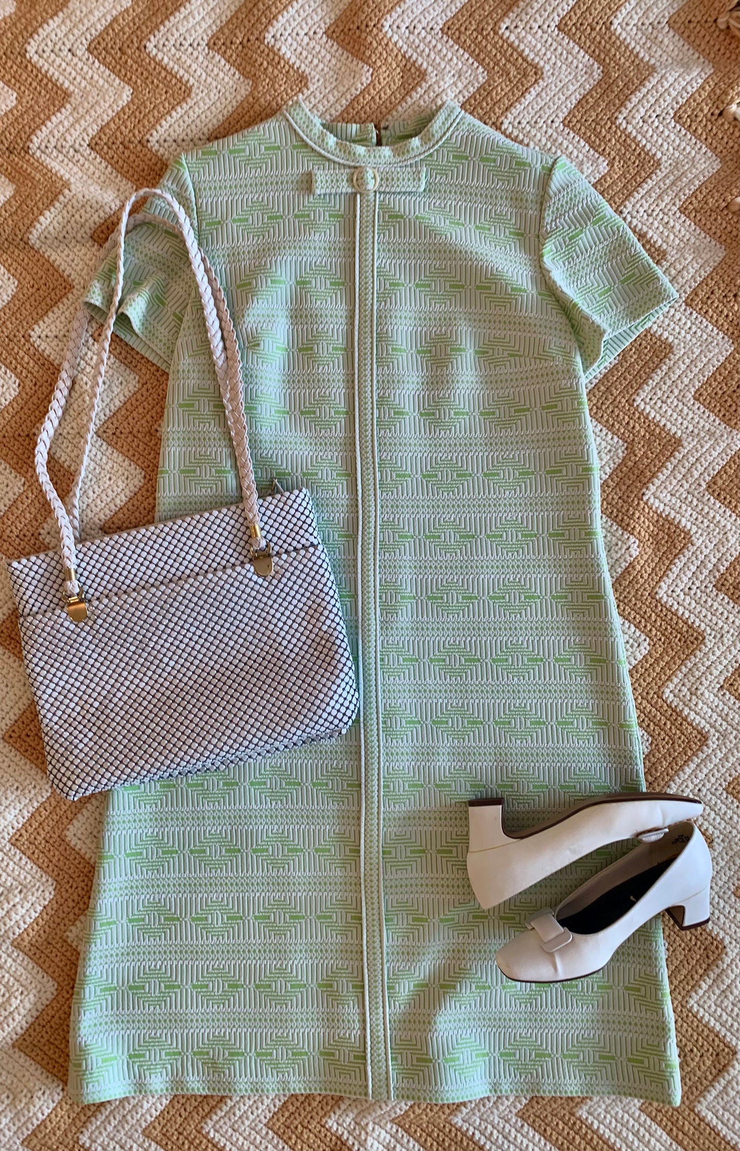 60’s Lime Green Mod Dress